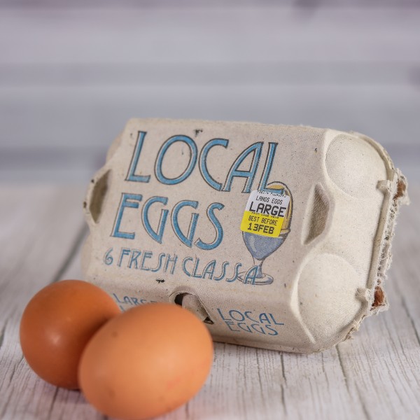 6 eggs 6 Large Free Range Eggs